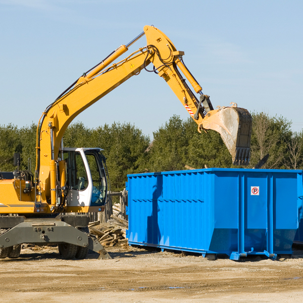 what are the rental fees for a residential dumpster in Red Oak NC